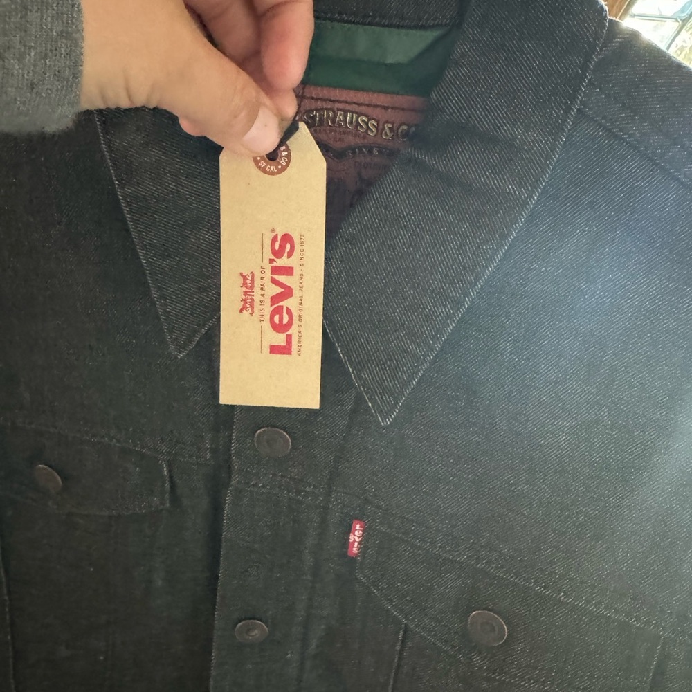 Levi denim nfl packers jacket nwt